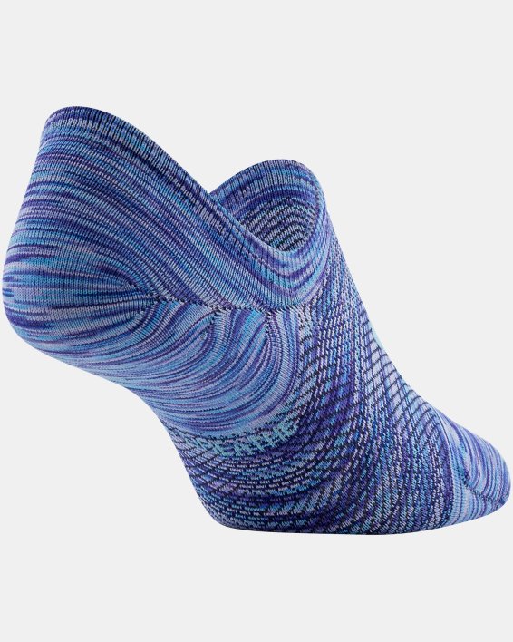 Women's UA Breathe Lite Ultra Low Liner Socks 6-Pack, Blue, pdpMainDesktop image number 9